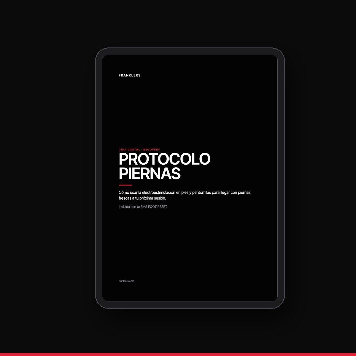 Guía digital PROTOCOLO PIERNAS