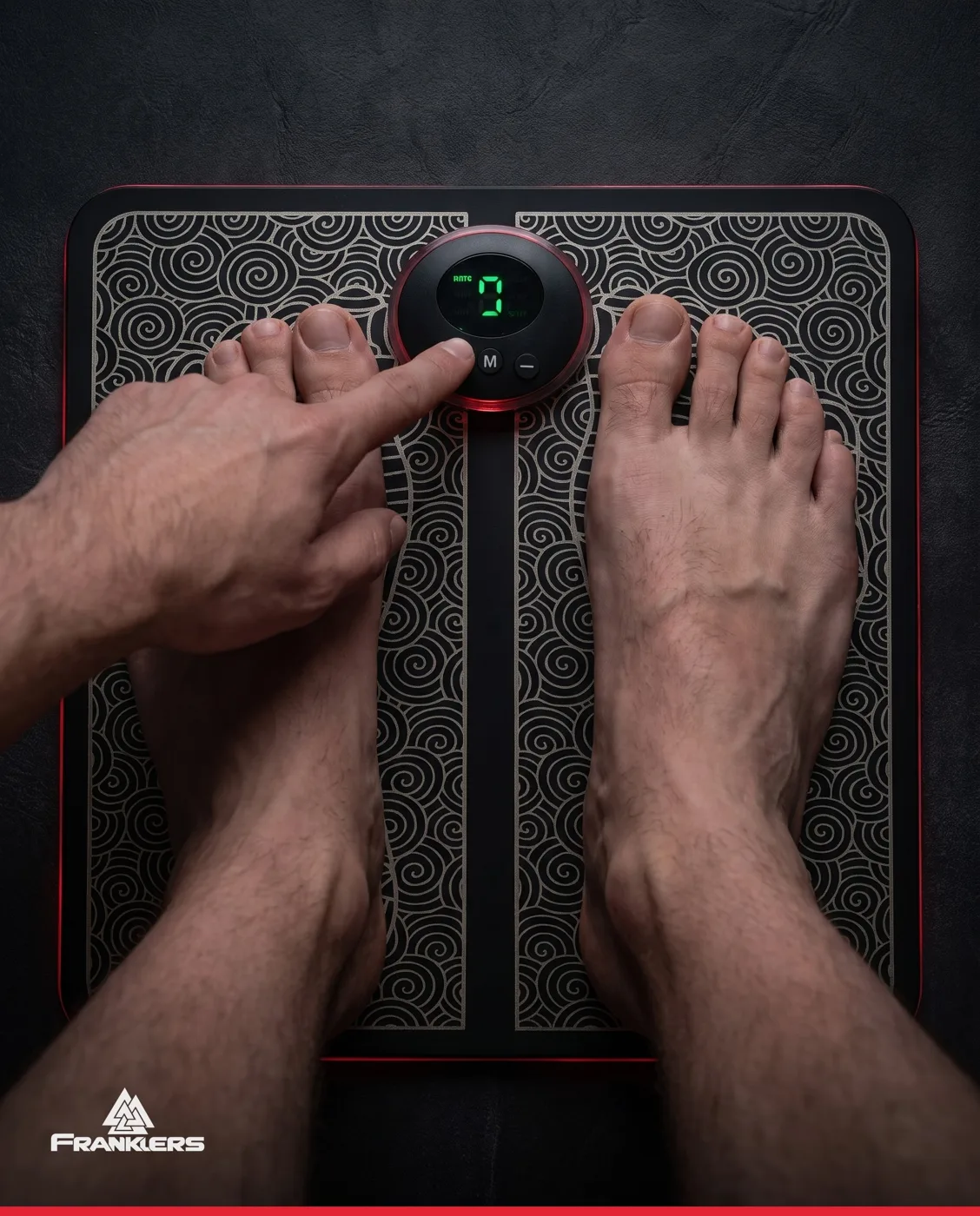 Detalle del control del EMS FOOT RESET