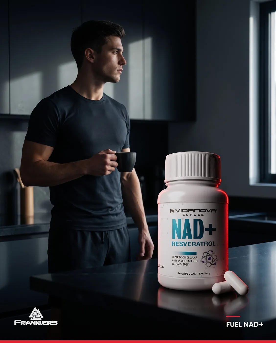 Mañana con FUEL NAD+ en la cocina
