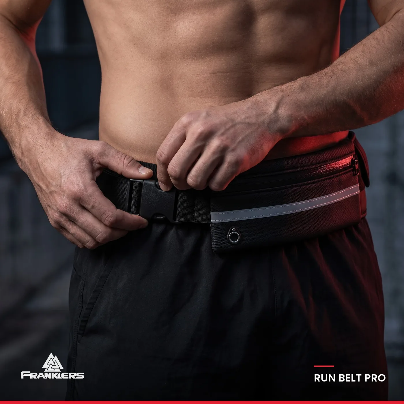Ajustando el RUN BELT PRO a la cadera